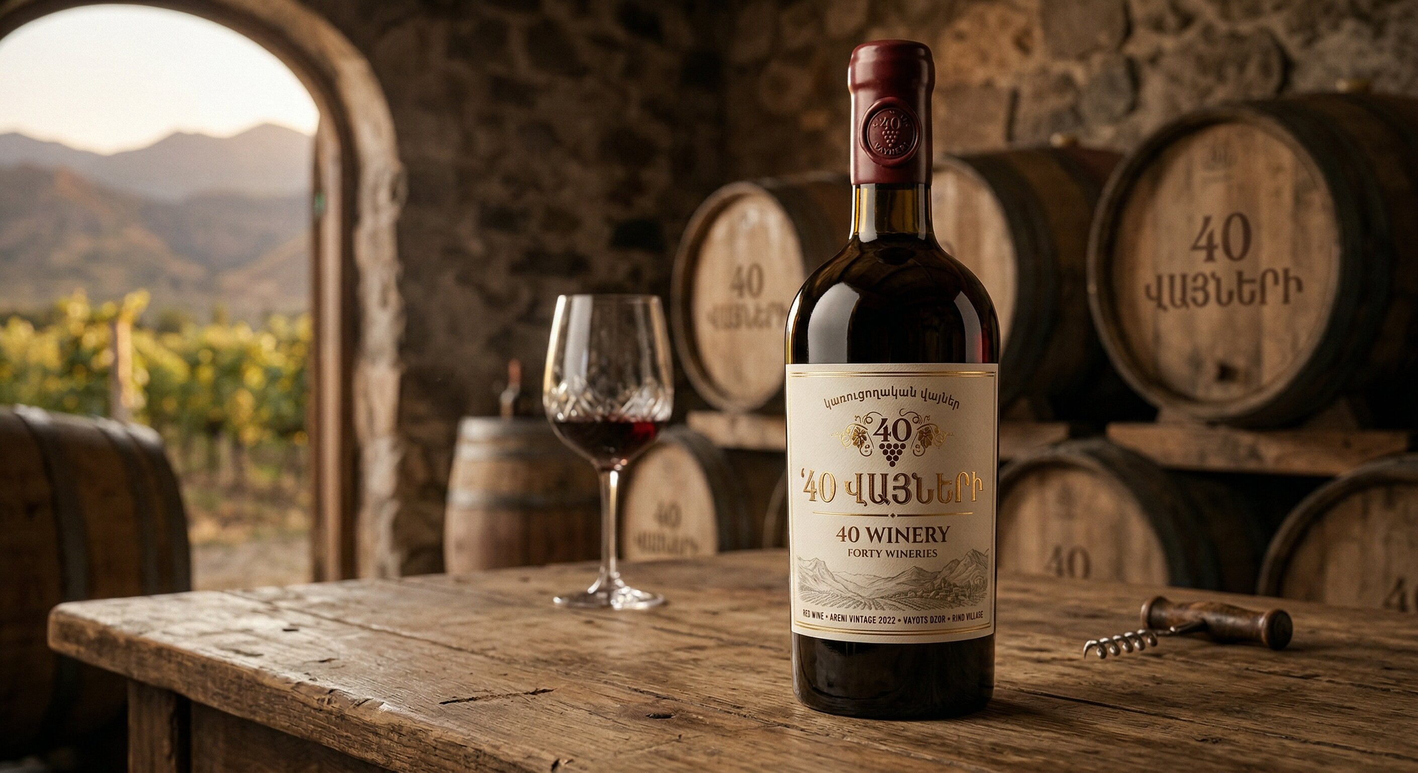 Ռոզե վարդագույն գինի Ռինդից